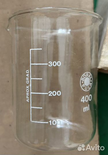 Мерный стакан стекло для лаборатории