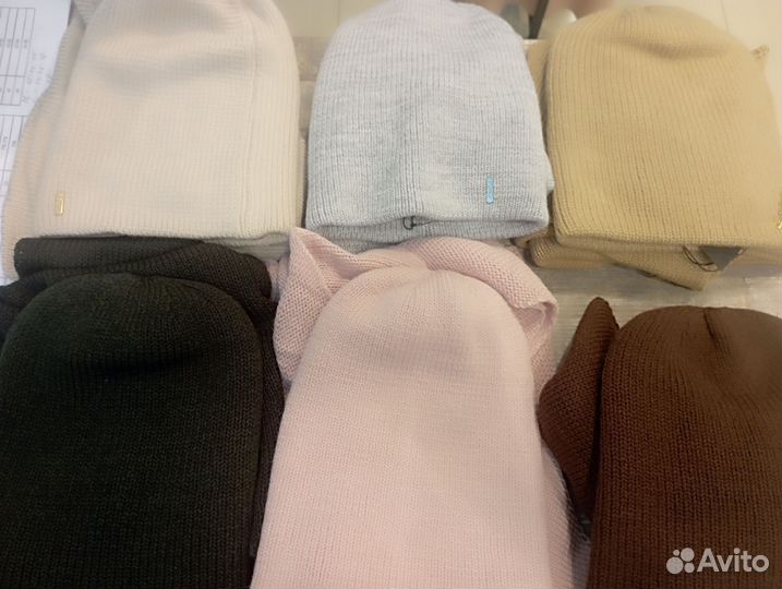 Шапка женская+косынка