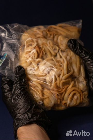 Щупальца кальмара сушеные. Кальмар сушеный