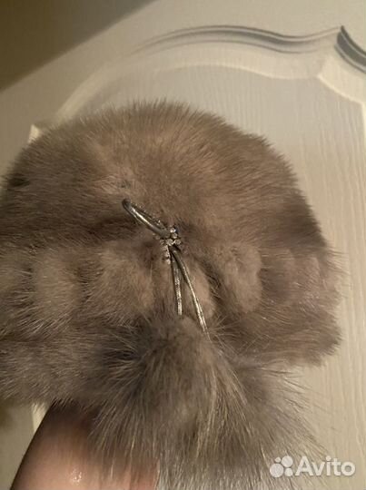 Шапка норковая женская
