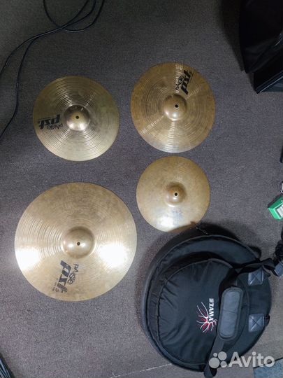 Тарелки Paist pst 5 rock set с чехлом Tama