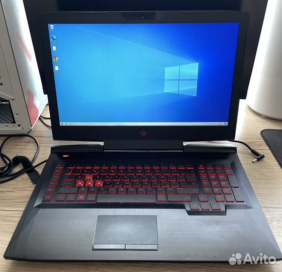 Игровой ноутбук hp omen 17,3 core i7 gtx 1050
