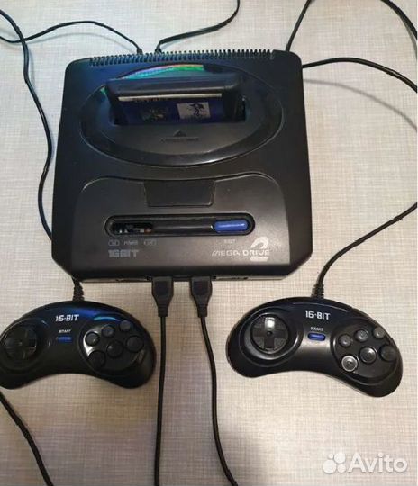 Игровая приставка Sega Mega drive 2 + Картриджи