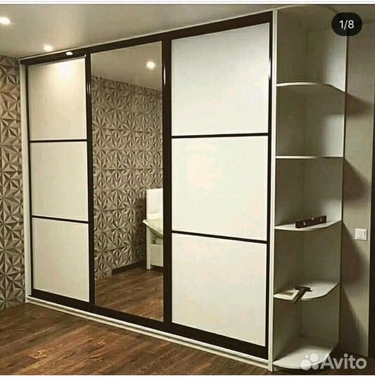 Реставрация корпусной мебели(шкафы купе.кухни)