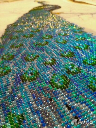 Алмазная мозаика. Готовая картина