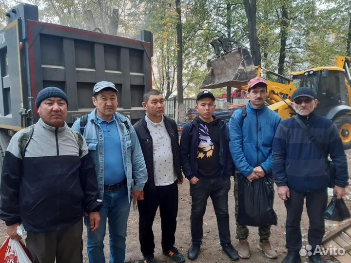 Разнорабочие уборка территорий с НДС, нал, без НДС