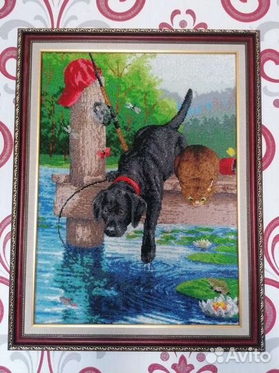 Картины бисером