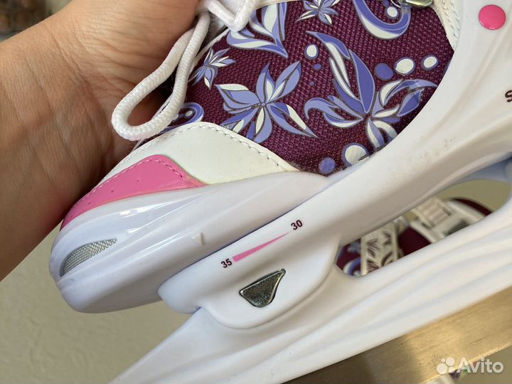 Коньки детские раздвижные 30-35