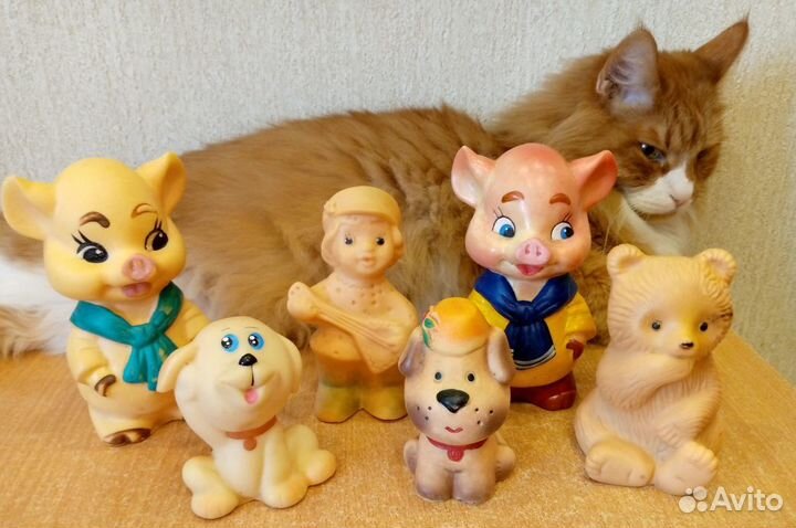 Игрушки резиновые.СССР