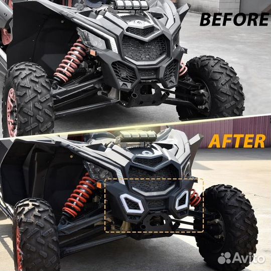 Дневные ходовые огни в бампер Can Am Maverick X3