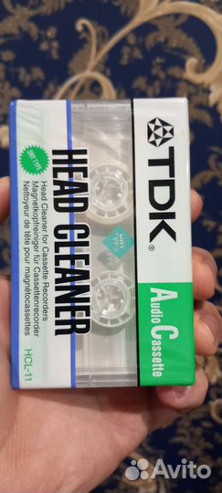 Аудио кассета чистящая TDK новая