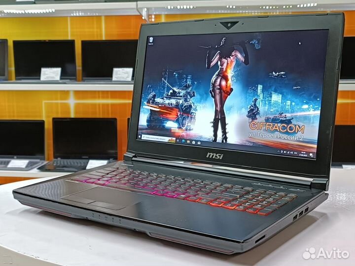 Игровой MSI 15.6''IPS Core i7 7Th 16GB GTX1070 8Gb