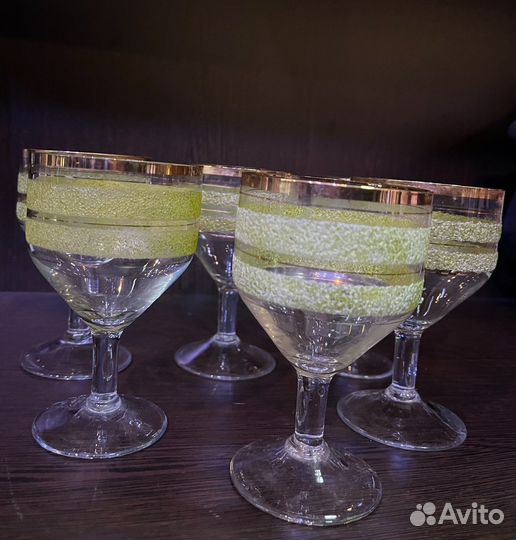 Бокалы с позолотой СССР