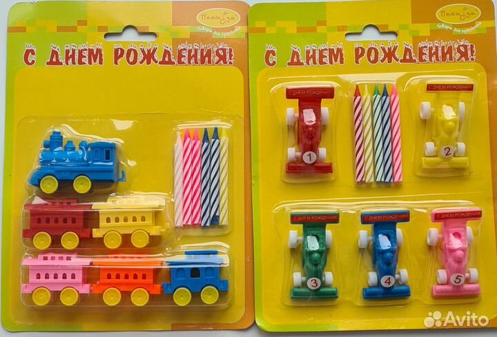 Набор свечей для торта