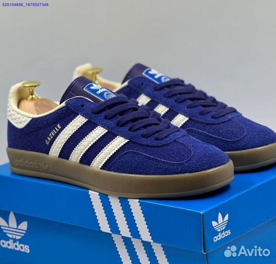 Кроссовки Adidas Gazelle Navy (Арт.43408)