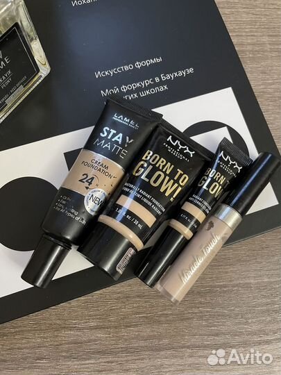 Крем тональный, консилер Nyx