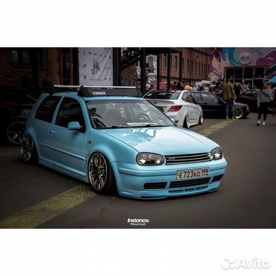 Губа переднего бампера Volkswagen Golf 4 GLI