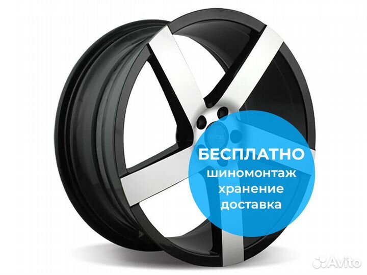 R19 5x120 8,5J ET15 D74,1 Vissol V-080R Black-With