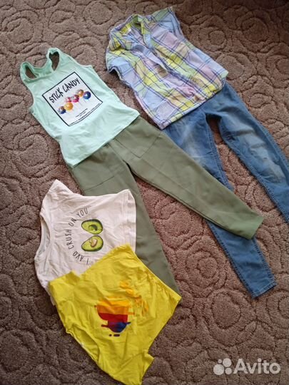 Летние вещи пакетом на девочку 8-10