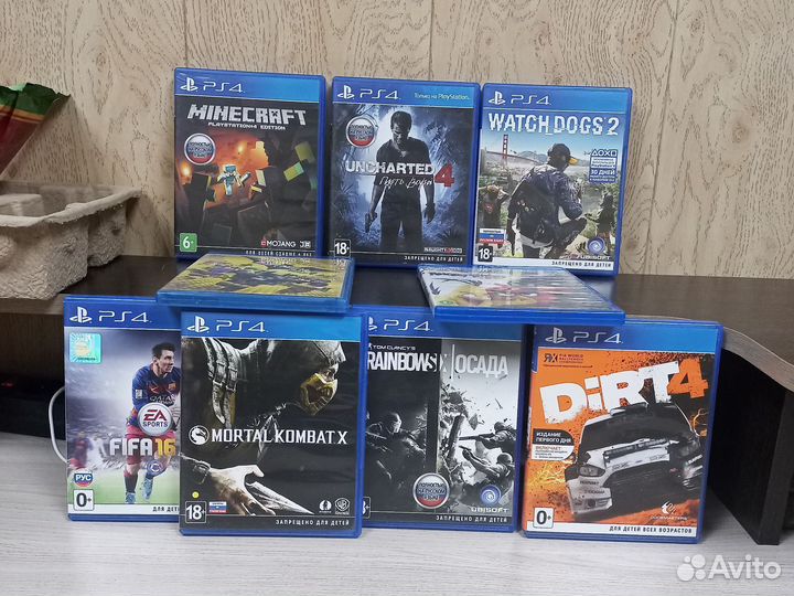 Диски игры для ps4