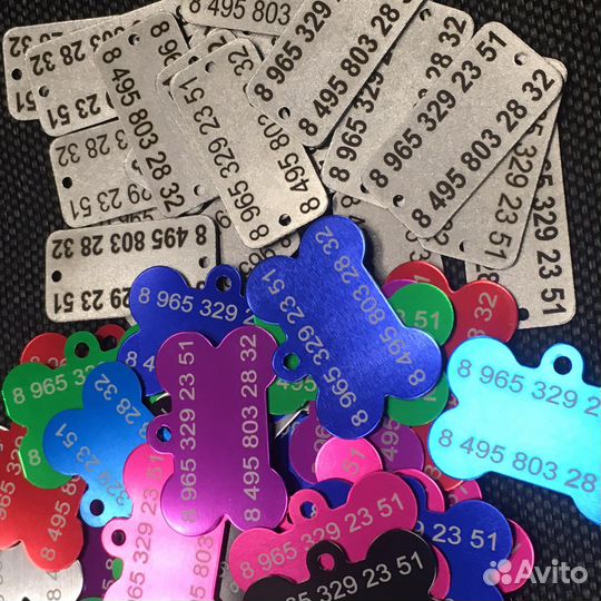 Жетон адресник для собак