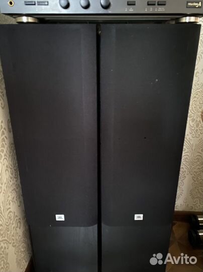 Усилитель Technics SU-610 и колонки JBL MX1000