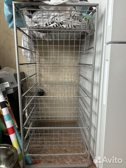 Корзина для белья железная