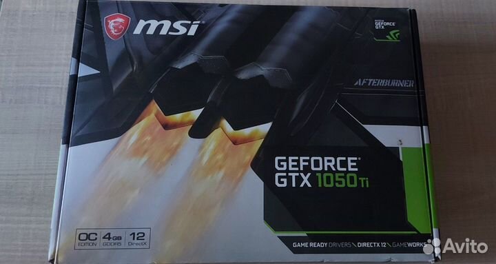 MSI geforce gtx 1050 ti 4GB