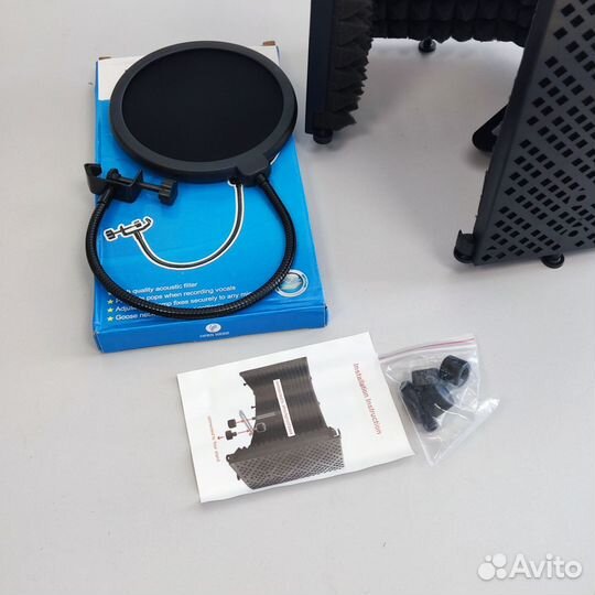 Акустический экран 5 створок + поп фильтр