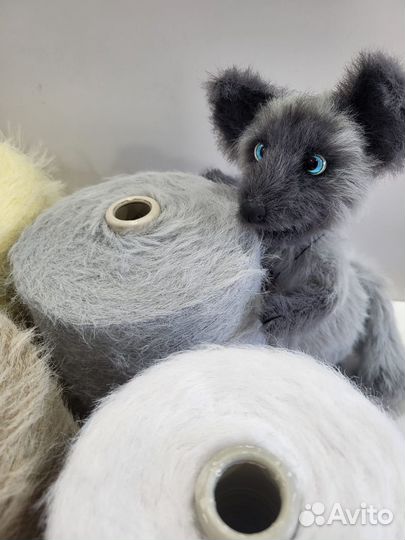 Пряжа мех норки ворс 4 см