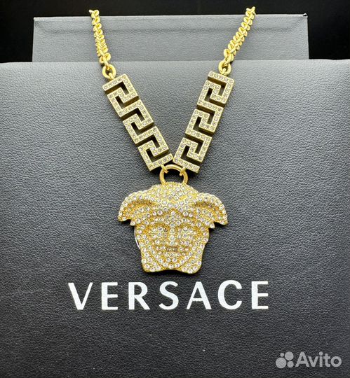 Колье, серьги, кольцо Versace