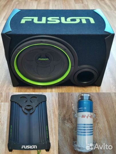 Hi-Fi Комплект: сабвуфер, усилитель, накопитель