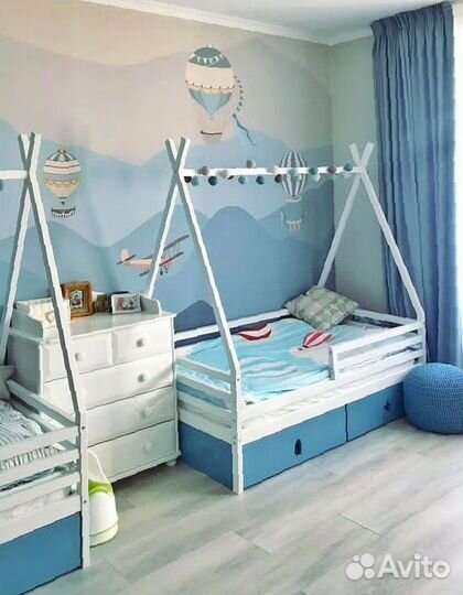 Кровать вигвам экологичная