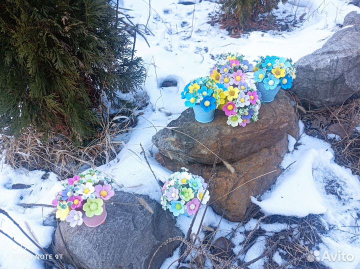 Мыло ручной работы цветы