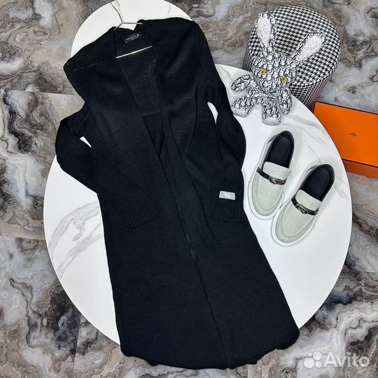 Нежный и мягкий кардиган чёрный