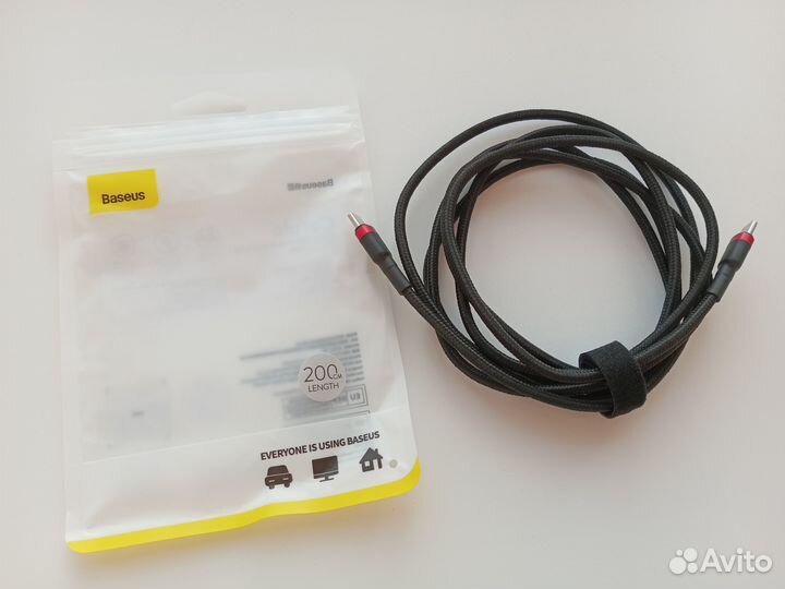 Кабель Type-C Baseus PD 2.0 100W 2 метра