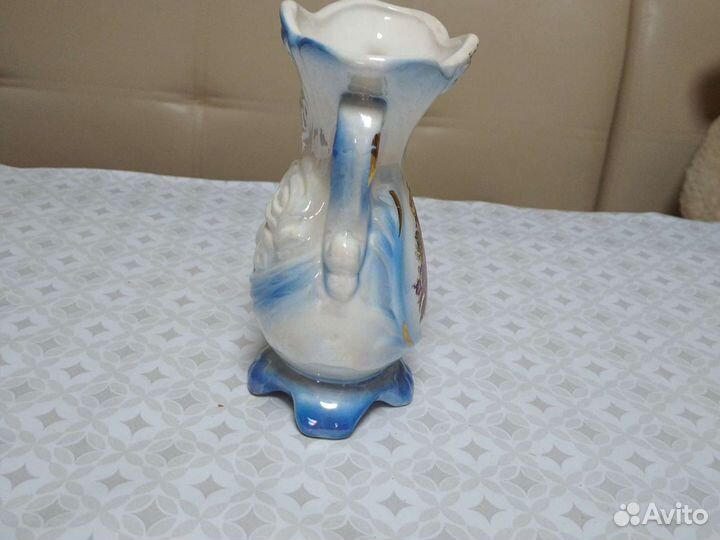 Ваза фарфоровая Гжель 14см