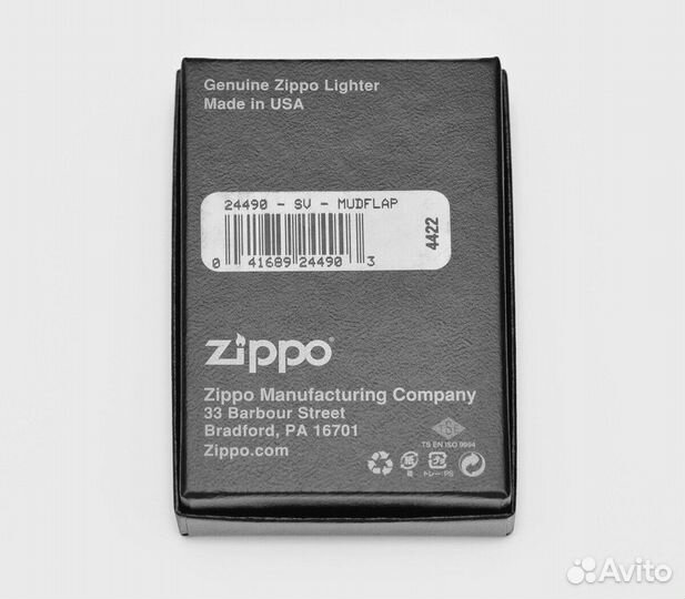 Зажигалка Zippo 24490 SV-Mudflap Оригинал Новая