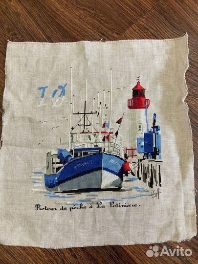 Готовая картина вышитая крестом