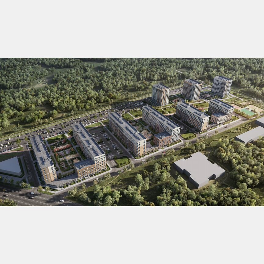 1-к. квартира, 36 м², 9/9 эт.