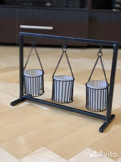 Подсвечник металлический