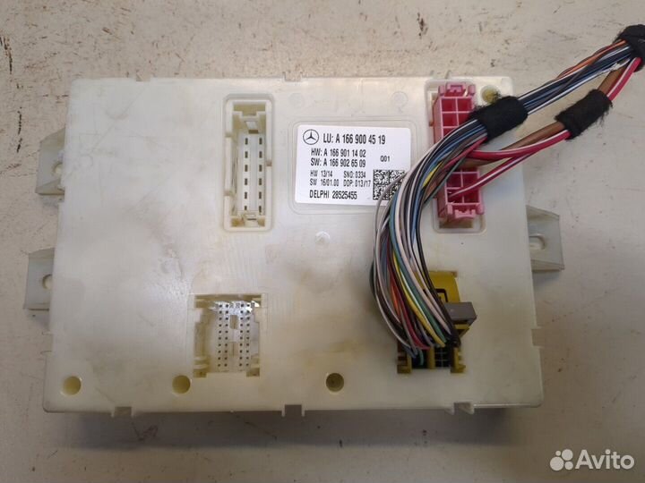 Блок управления SAM Mercedes GLE W166, 2017