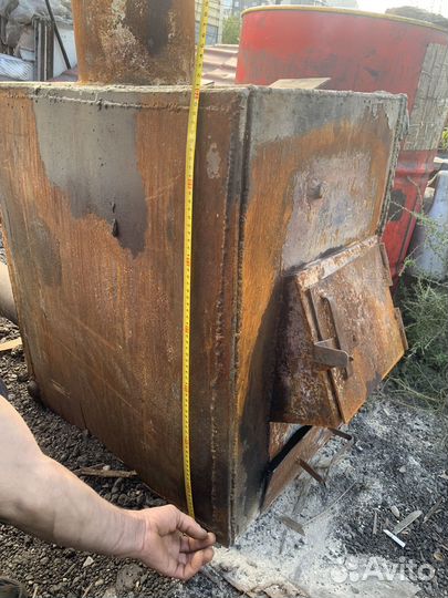 Печка железная для гаража или дома