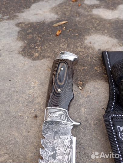 Нож ручной работы Дамаск