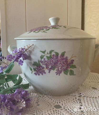 Соусник «Сирень» и Ваза-салатник СССР