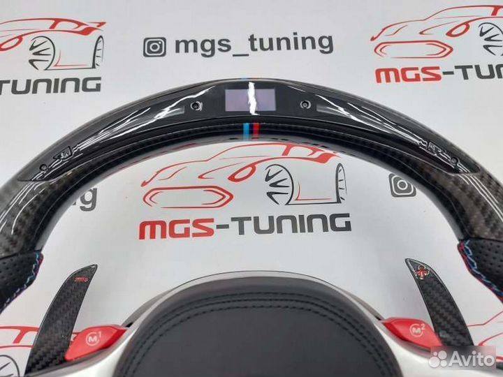 Руль M BMW X6 G06 X6M F96 карбон дисплей подогрев