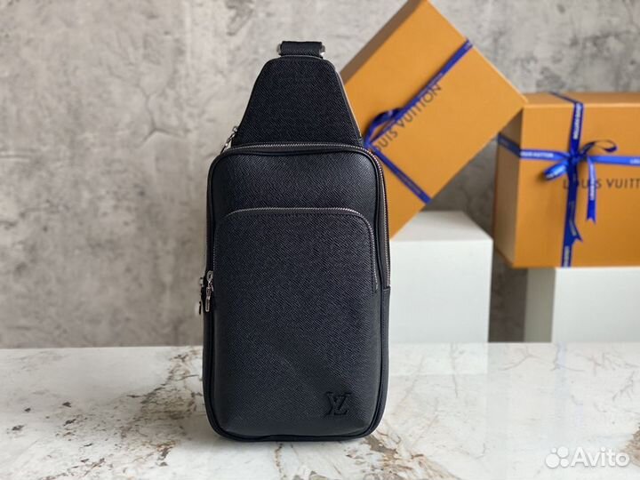 Мужская Сумка-слинг Louis Vuitton Avenue С чипом