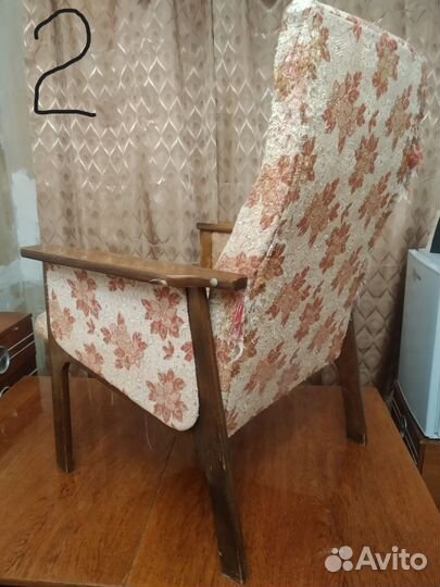 Кресло ретро винтаж СССР 2 шт