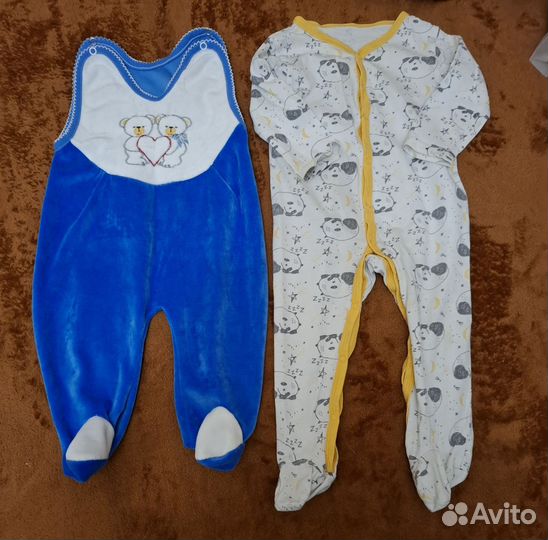 Слипы,боди,штаны 62-68р.пакетом