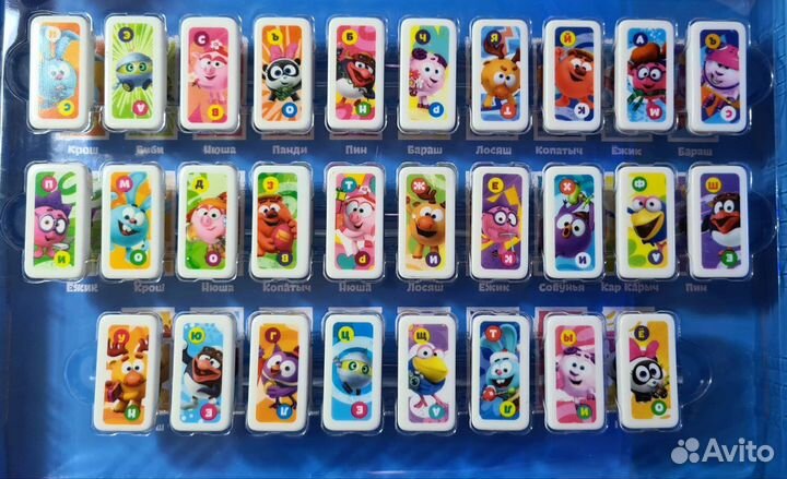 Детское домино Смешарики